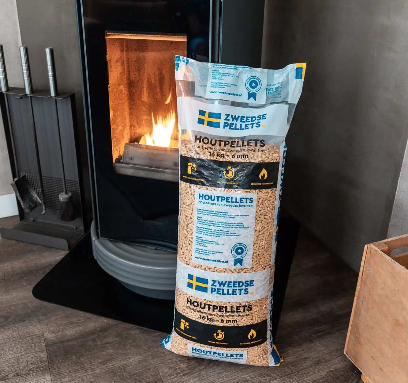 Pelletkachel - Zweedse pellets