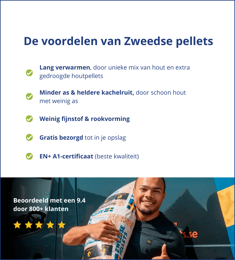 Voordelen Zweedse pellets